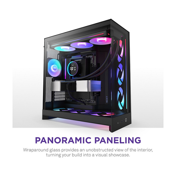 Kasë NZXT H9 Flow RGB CM-H92FB-R1 -Zezë - 7