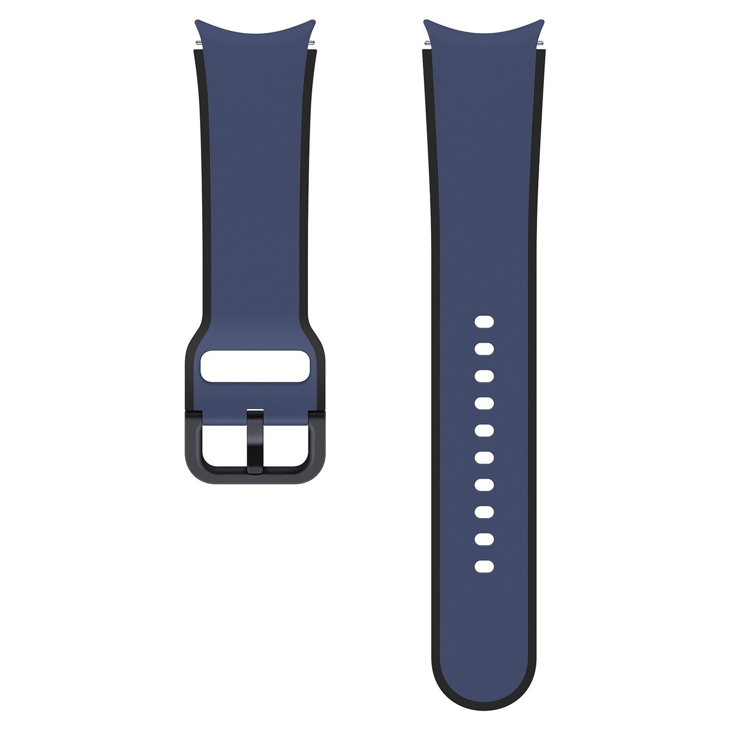 Rrip për Orë Samsung Galaxy Watch, Two-tone Sport Band, 20mm, L/XL – Blu