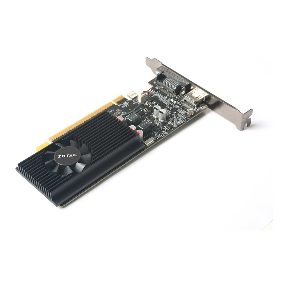 Kartë Grafike NVIDIA ZOTAC GeForce GT 1030 Low Profile / 2GB GDDR5 / PCIe 3.0 / Single Fan – Zezë - 6