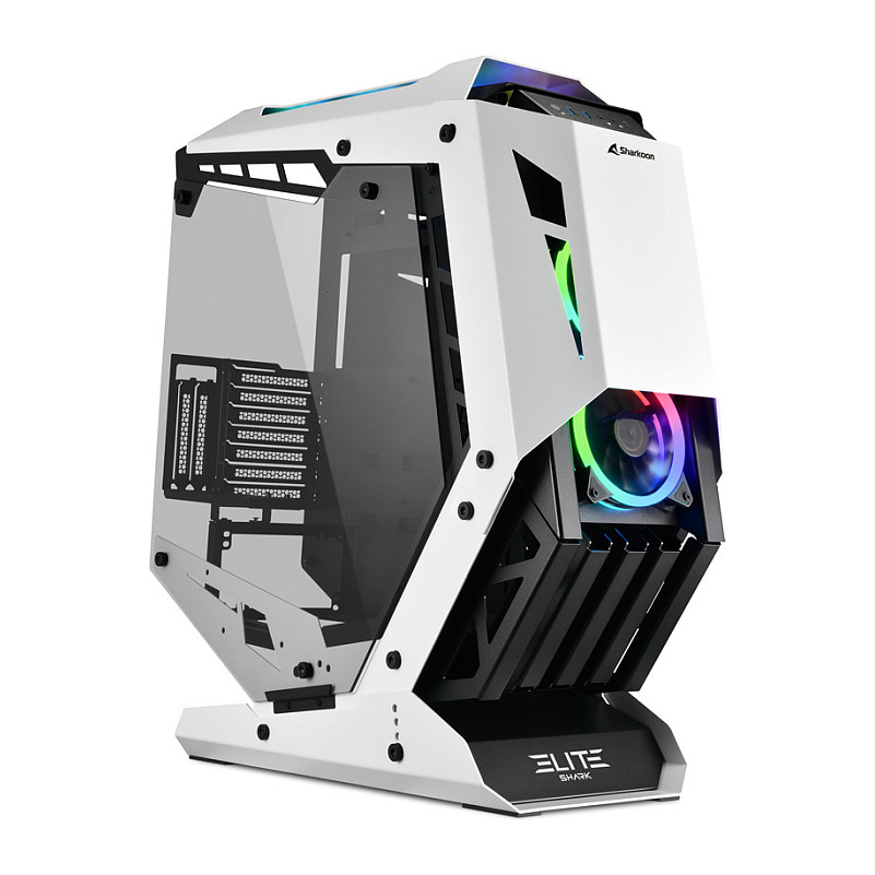 Kasë Midi Sharkoon ELITE SHARK CA700 – Zezë/Bardhë - 1