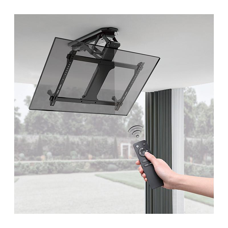 Mbajtëse për TV LogiLink BP0118 / Tavan / 32–70" / 35 kg / Elektrike / VESA 600x400 – Zezë - 8
