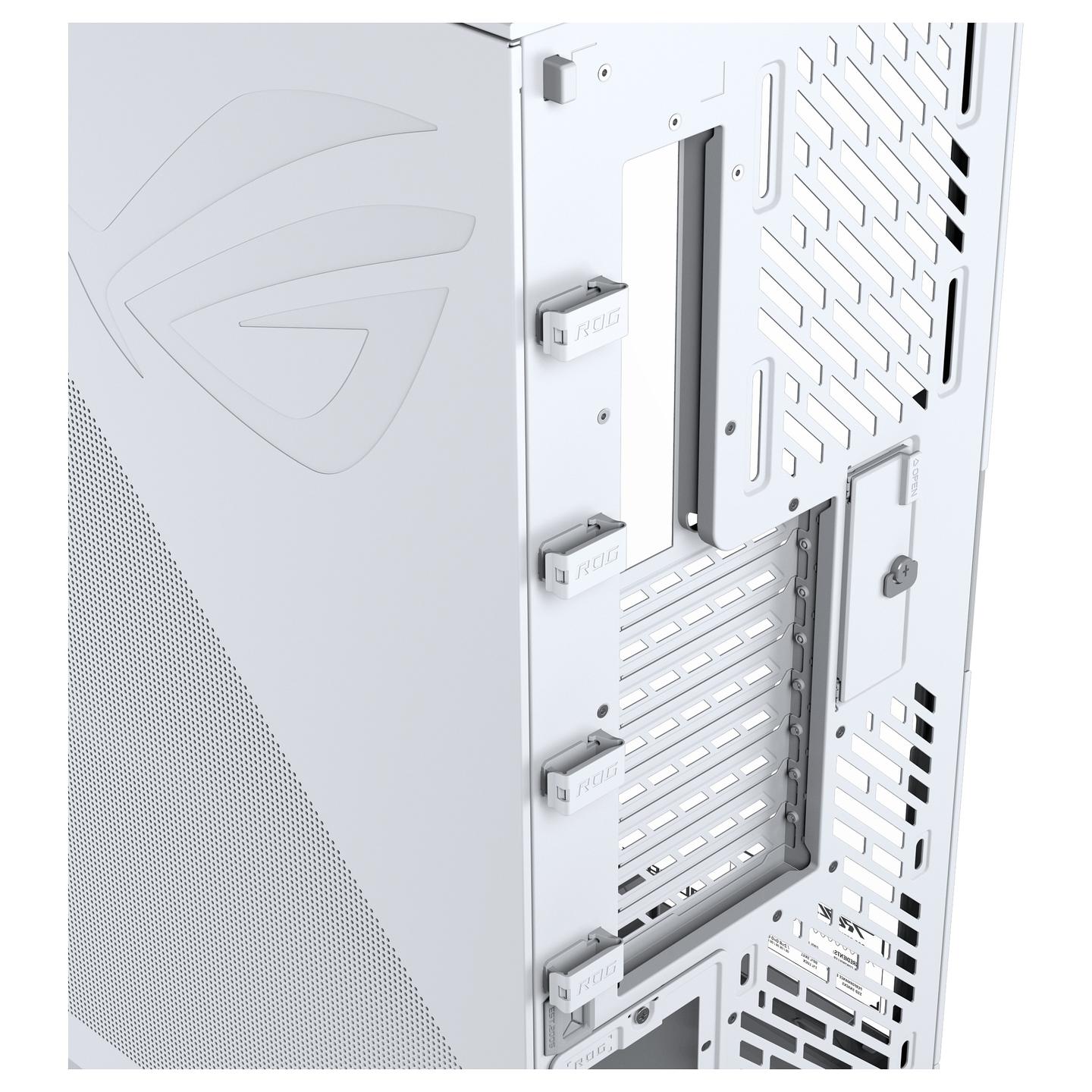 Kasë ASUS ROG CRONOX GR801, Curved Tempered Glass, ARGB - Bardhë - 18