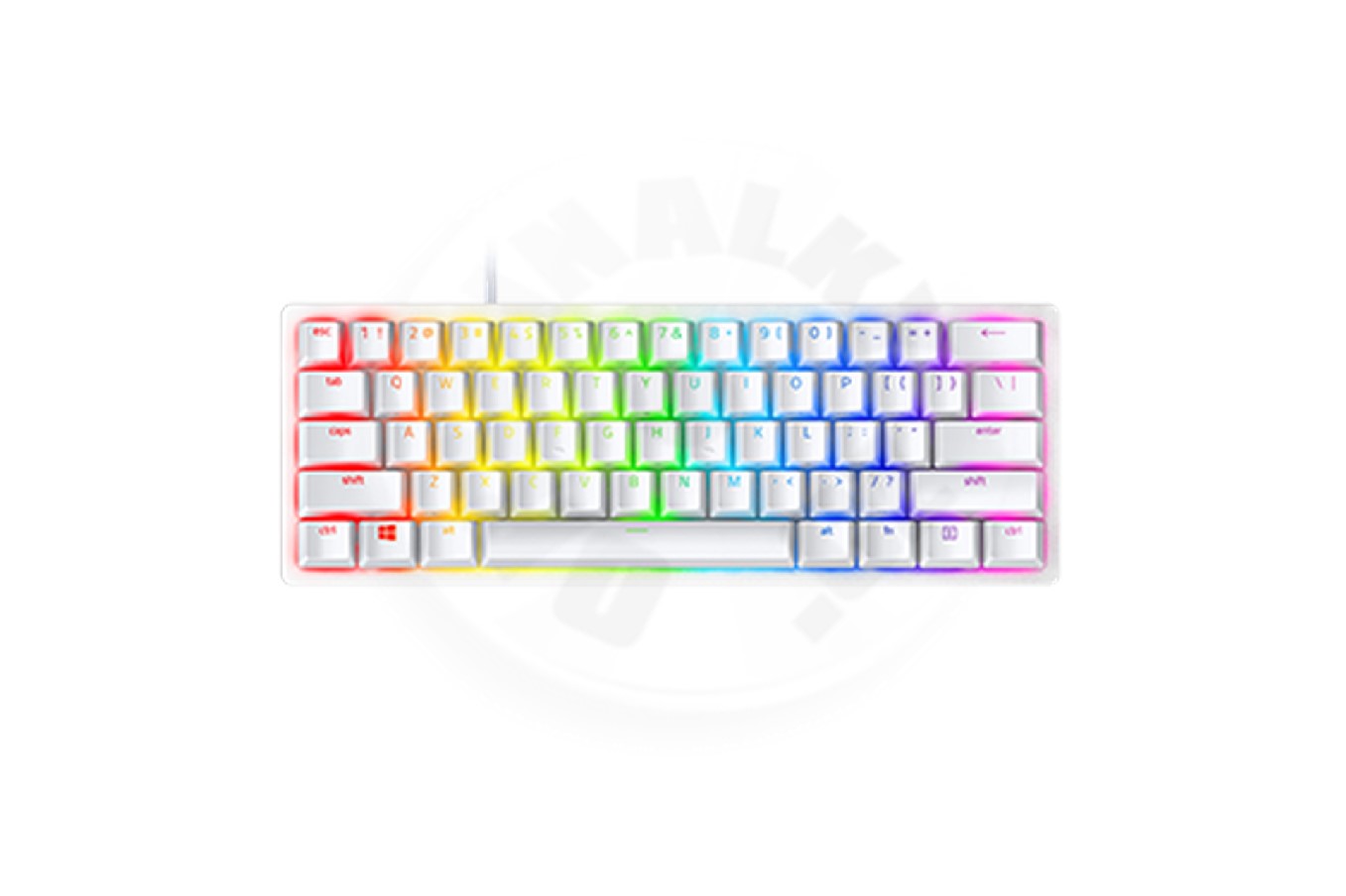 Tastierë Gaming Razer Huntsman Mini / Wired/ USB-C / 60% / Red Optical / DE Language - Bardhë