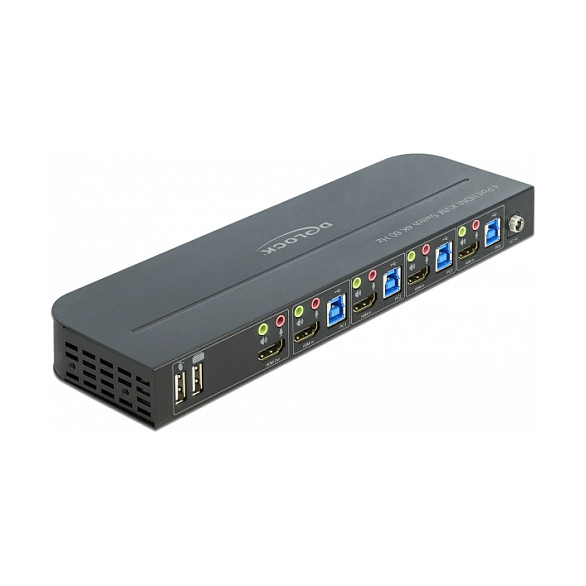 Switch  KVM DELOCK / HDMI / 4K 60Hz / USB 3.0 / Audio - 2