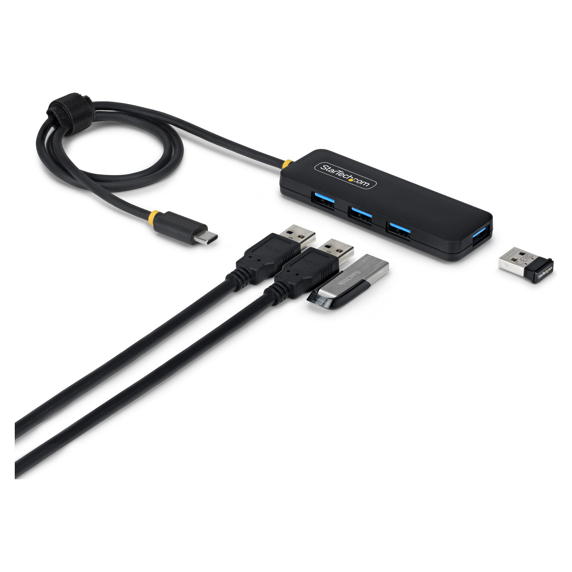 Hub StarTech 4-Port Compact USB-C to 4x USB-A