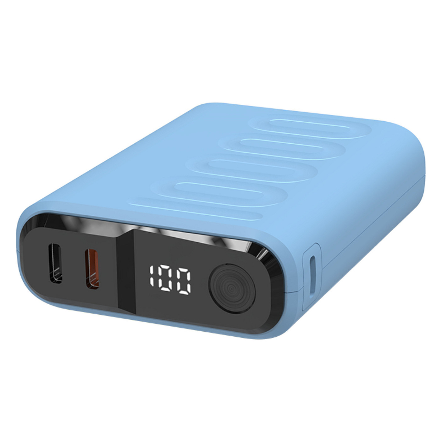 Powerbank RealPower PB-10000C PD+ / 10000mAh / 3x USB-C – Blu
