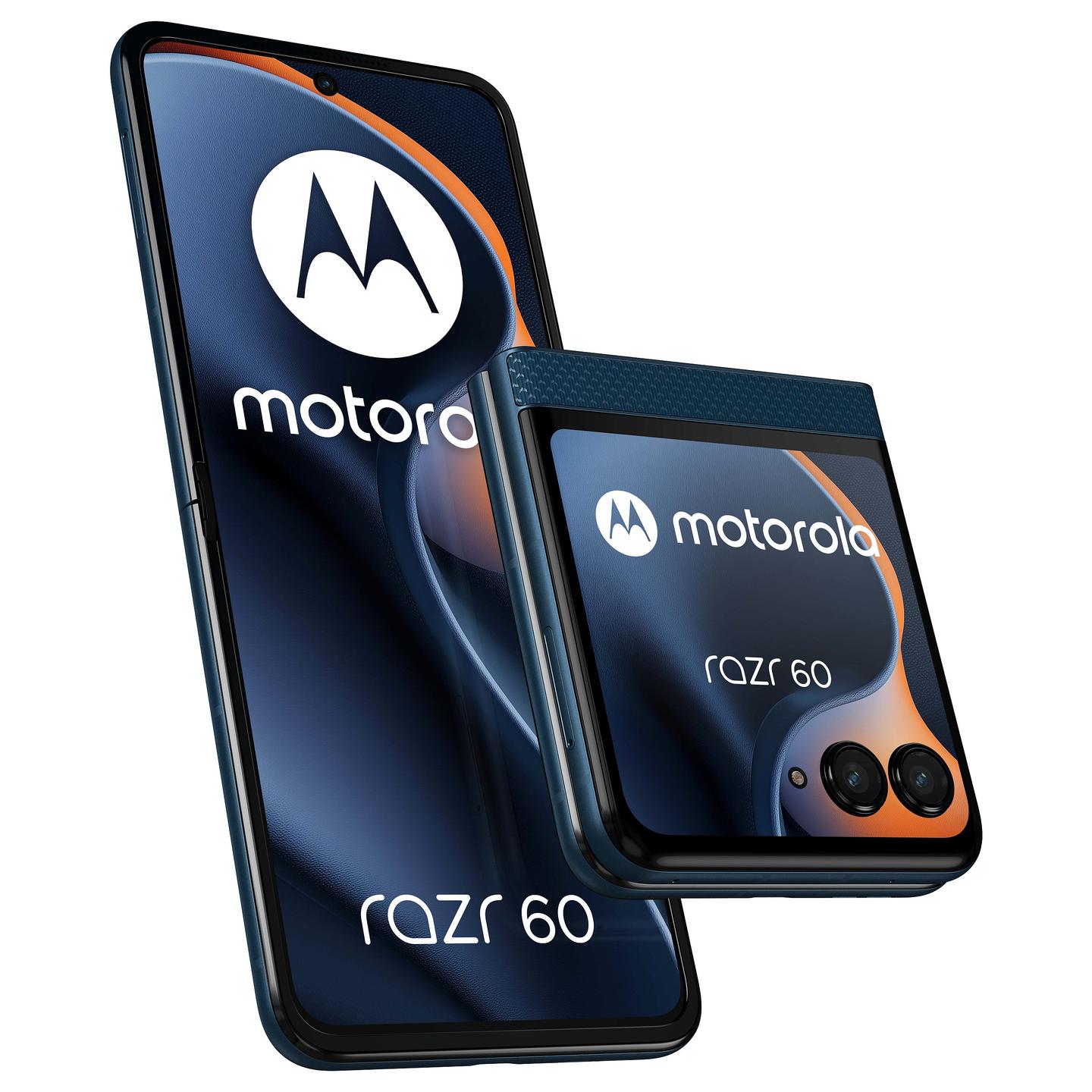 Telefon Android Motorola razr 60 5G / Dimensity 7400X / 8GB / 256GB / 6.9" pOLED / 120Hz / 50MP – Blu e errët