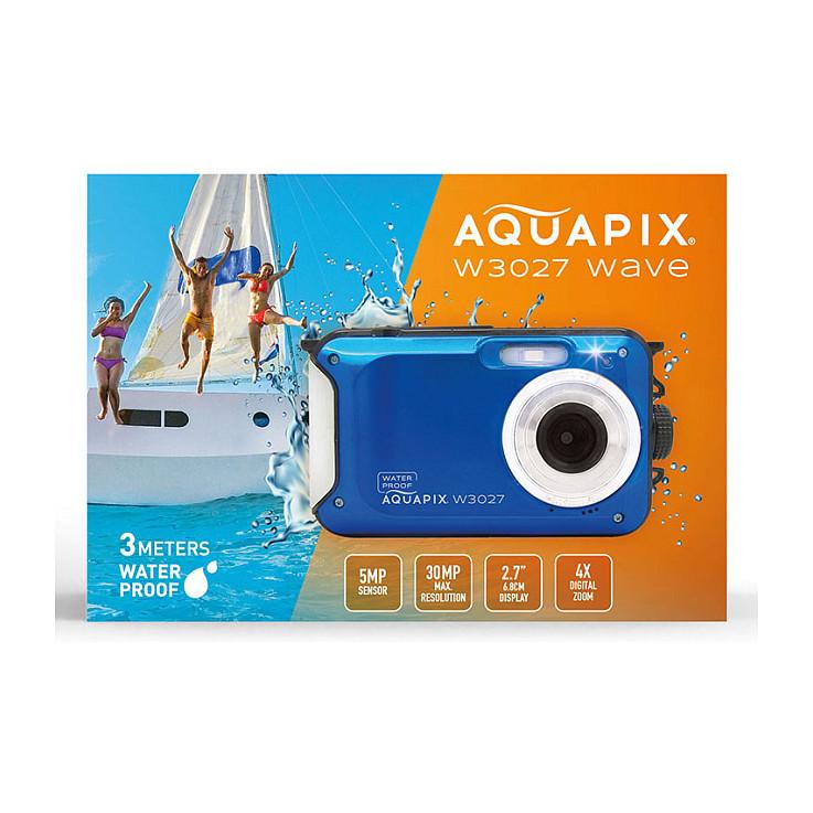 Kamerë digjitale Easypix Aquapix W3027 Wave, 5MP, Full HD, Zoom Digjital 4×, Rezistente ndaj Ujit 3m - Blu - 6