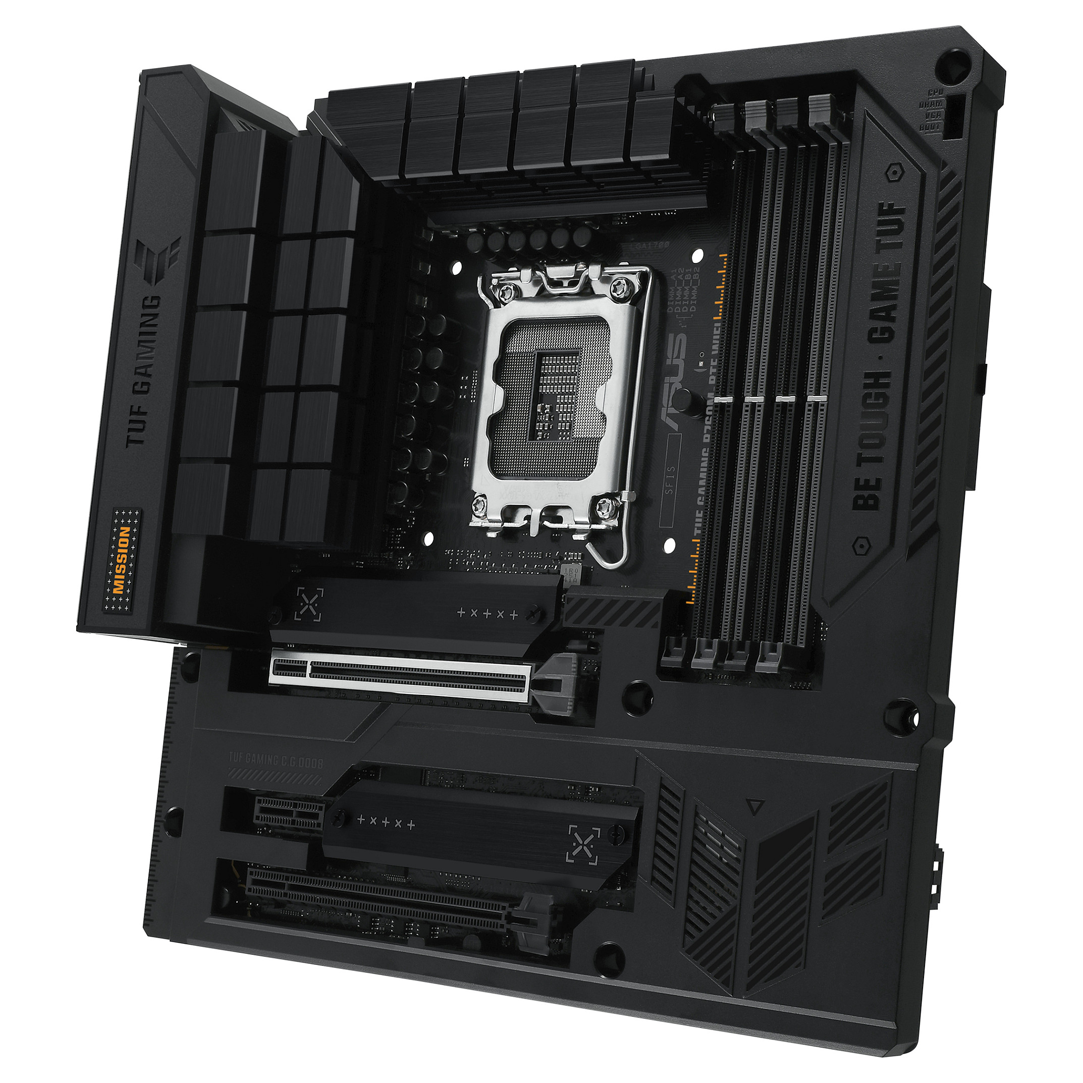 Pllakë Amë ASUS Intel TUF GAMING B760M-BTF WIFI DDR5 mATX - 3