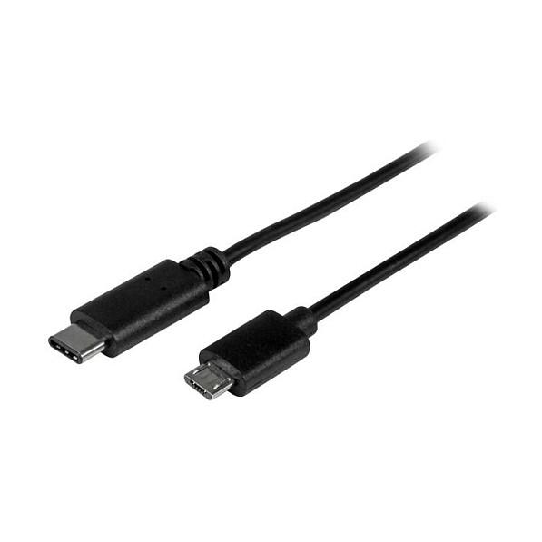 Kabllo USB StarTech.com USB2CUB50CM, USB-C në Micro-USB-B, 50 cm, USB 2.0, 480 Mbps - Zezë