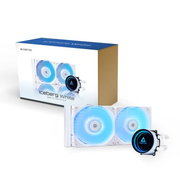 Ftohës për Procesor Chieftec ICEBERG 240-RGB-W / 240mm - Bardhë