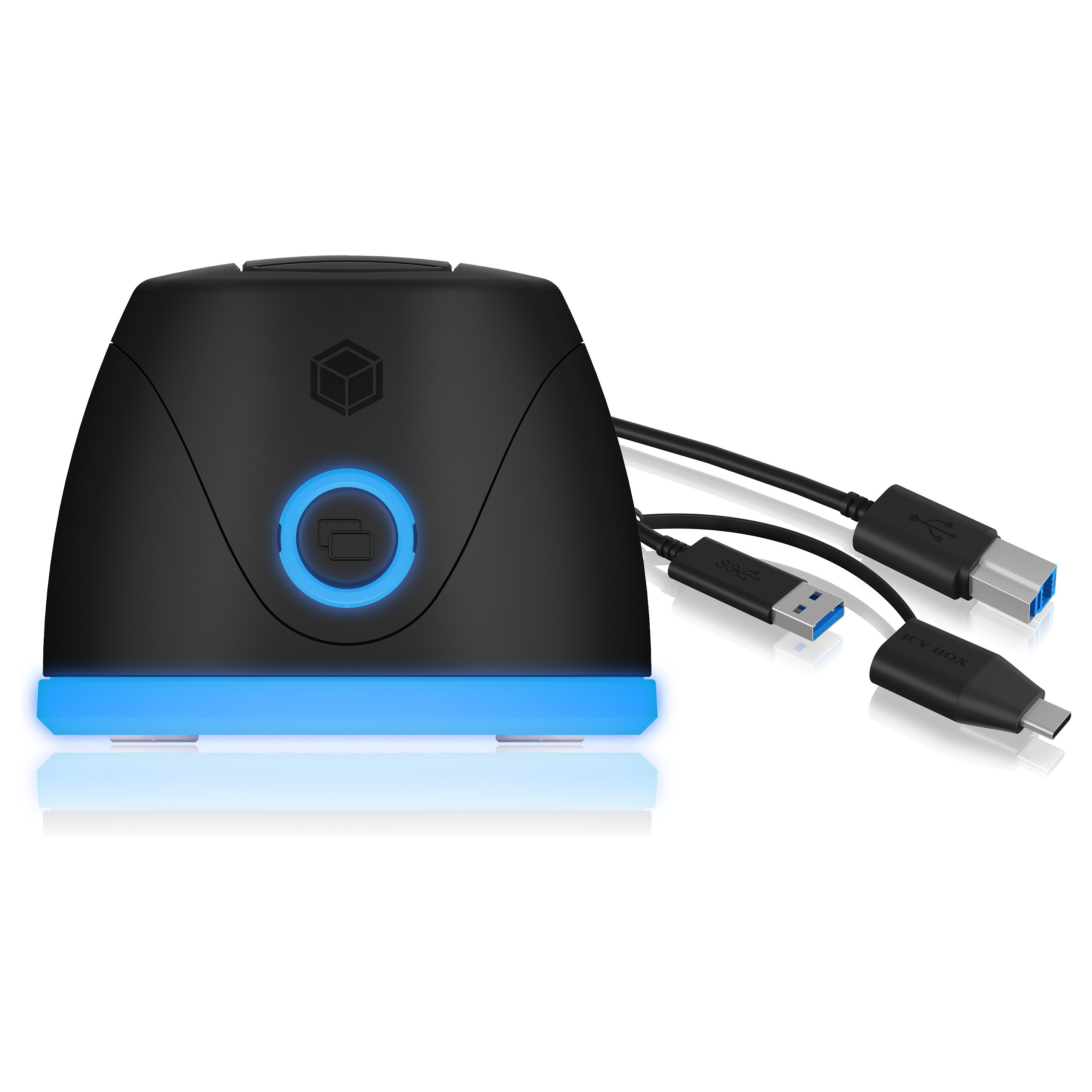Docking Station ICY BOX, 2.5" & 3.5", SATA - USB 3.0 - 5