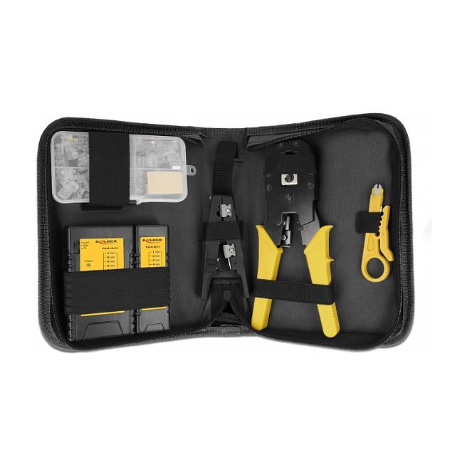 Set Veglash për Kabllo Rrjeti DeLOCK 86696, RJ-45, RJ-11, RJ-12, me Testues Rrjeti