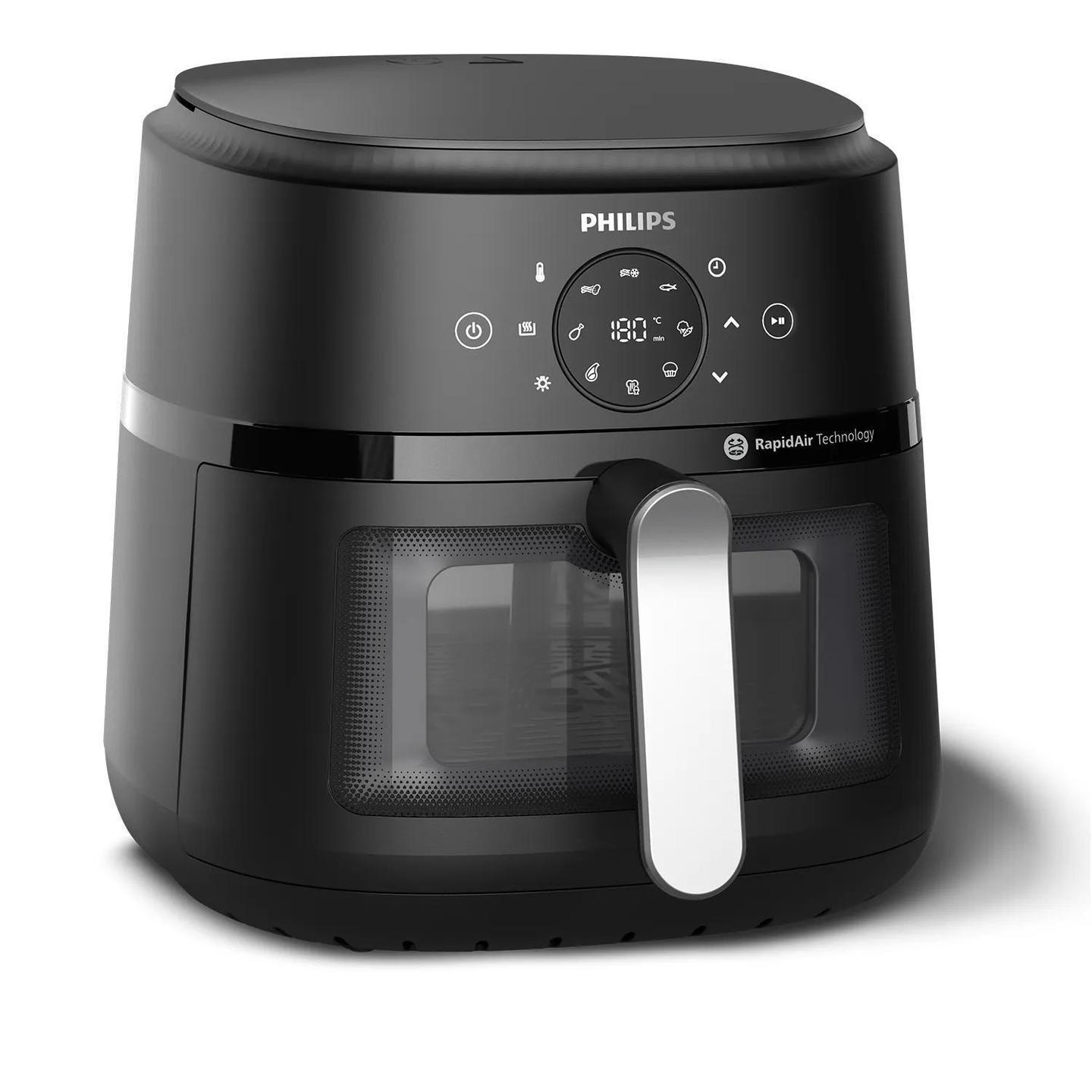 Fryer Philips Series 2000 / NA231/00 / 6.2L / 1700W / RapidAir / 9 Programe / 60-200°C / Cooking Window – Silver - 3