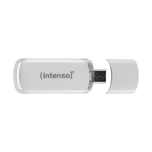 USB Flash Drive STICK Intenso Flash Line 64 GB - e bardhë - 2