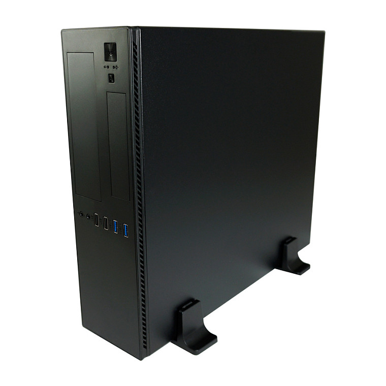 Kasë PC LC-Power LC-1406MB-TFX-ON / Micro Tower / Micro-ATX + Mini-ITX / 80mm Fan Support / 2.5"/3.5" HDD / TFX PSU - Zezë - 6