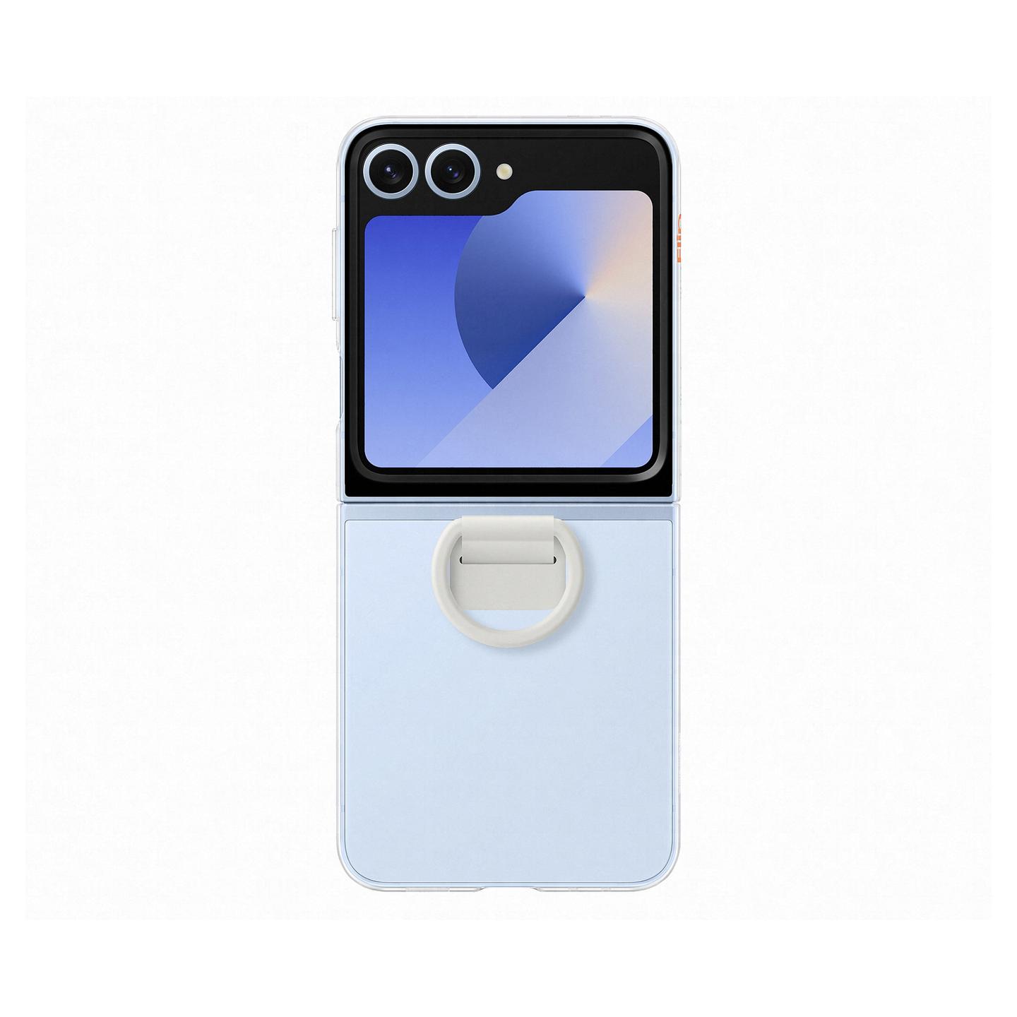 Aksesorë për telefon Samsung Clear Case with Ring / Galaxy Z Flip6 / Galaxy Z Flip7 FE / Unazë - Transparent
