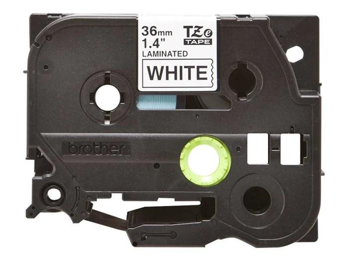 Shirit për Printer 3D Brother Colour Ribbon TZE-261CIV / TZE261CIV / 20-Copë - Zezë mbi Bardhë  - 2