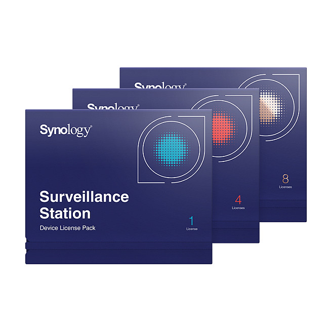 Synology NAS Kameralizenzpaket (4 Cams) - 2
