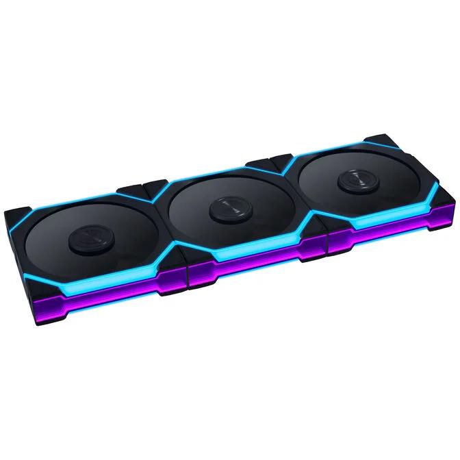 Ftohës për Kasë Lian Li UNI FAN SL FLEX Wireless 120 / ARGB / PWM / Infinity Mirror / 3x 120 mm / L-Wireless Controller - Zezë