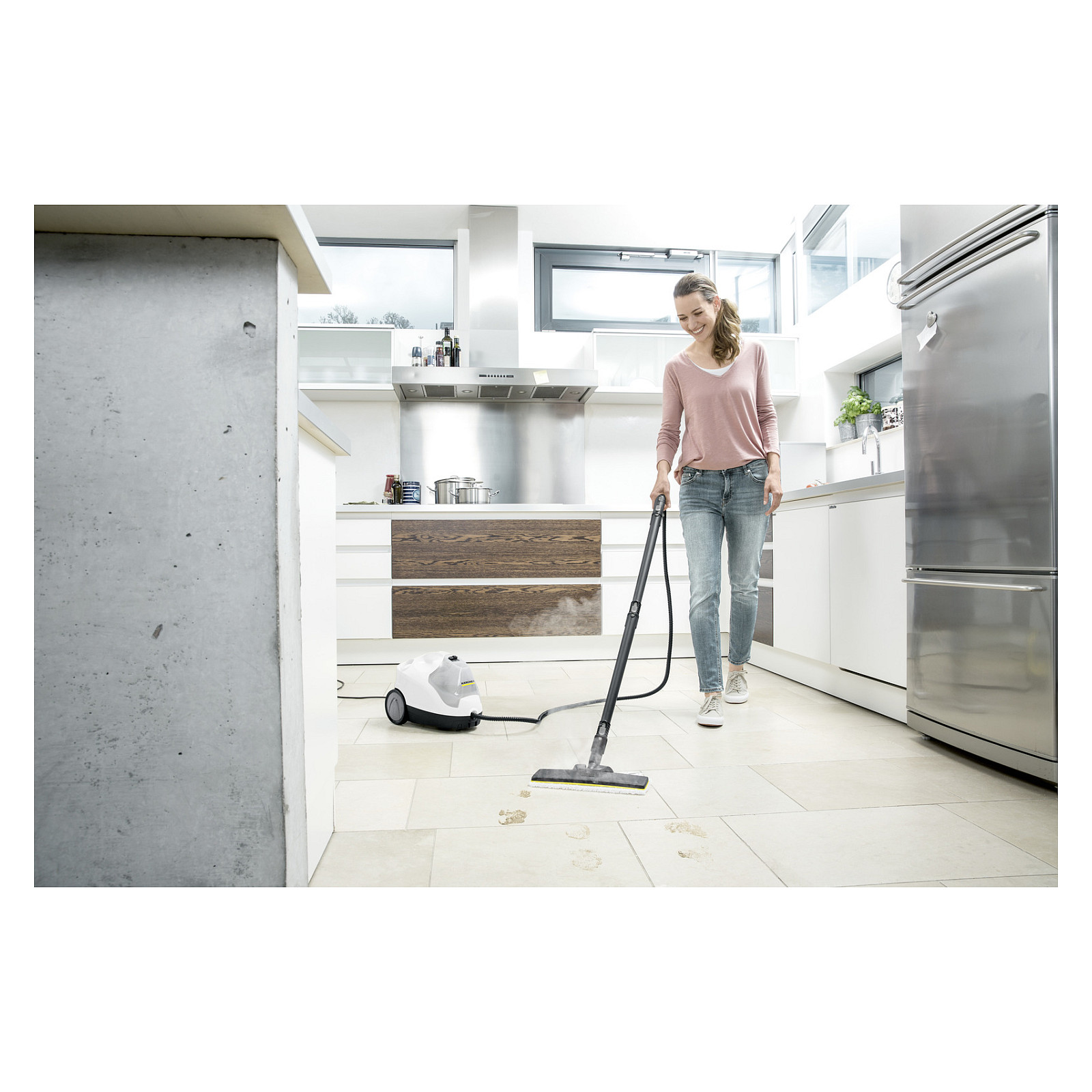 Pastrues me avull Kärcher SC 4 EasyFix Cylinder Steam Cleaner - Bardhë / Verdhë - 10