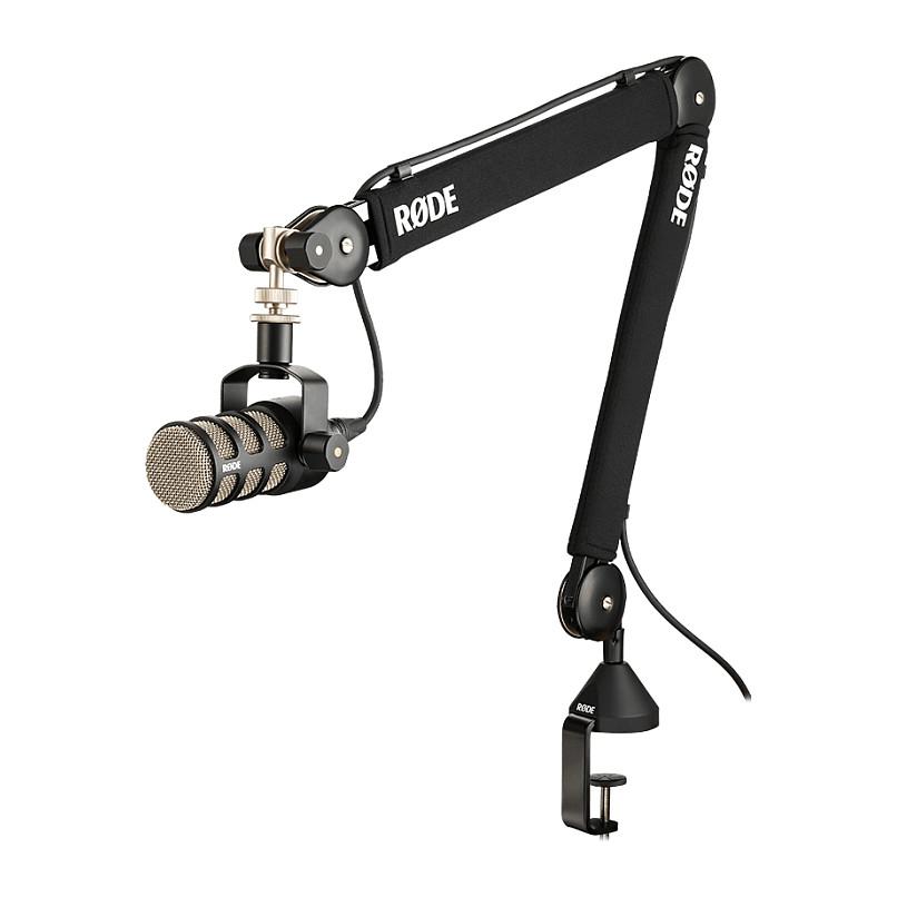 Aksesor për Mikrofon RØDE PSA1+ / Boom Arm / Rrotullim 360° / Menaxhim Kabllosh / 3/8" + 5/8" - Zezë