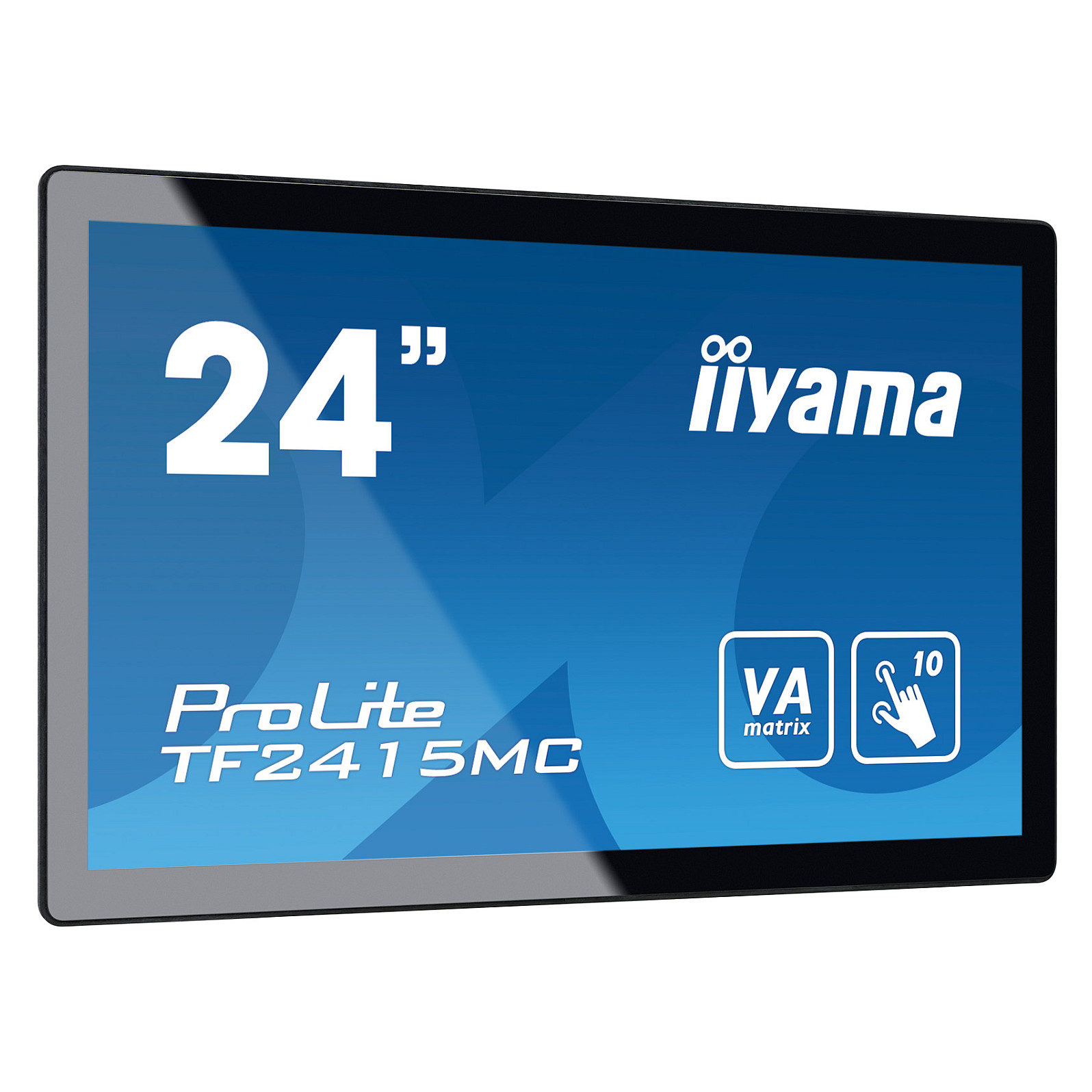 Monitor IIYAMA TF2415MC-B2 / 23.8″ / Full HD VA LED Touch / 75Hz / 16ms / USB + VGA + HDMI + DP - Zezë - 1