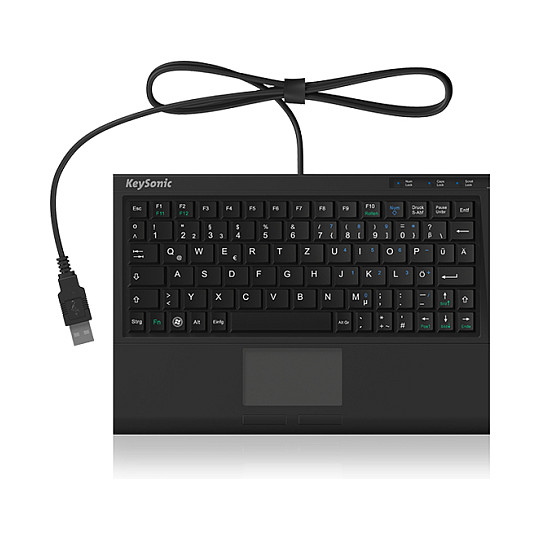 KeySonic ACK-3410 (US) Super-Mini Smart-Touchpad - 3