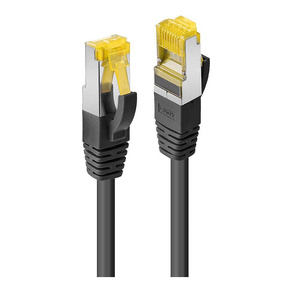 Kabllo për Rrjet Lindy 47310 / RJ45 - RJ45 / Cat.7 / S/FTP / AWG 26 / 600 MHz / 3 m - Zezë