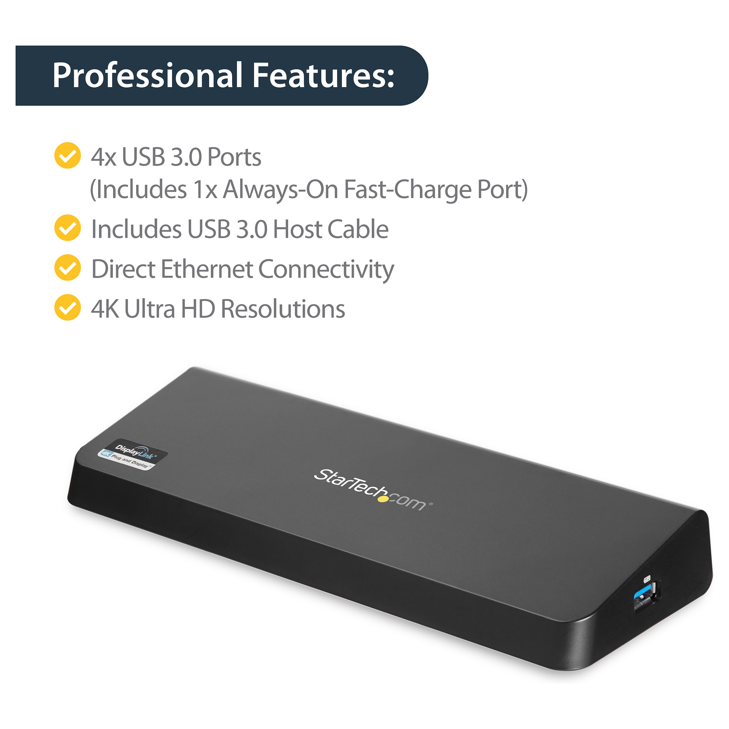 Docking Station for Laptop StarTech USB3 4K - 11
