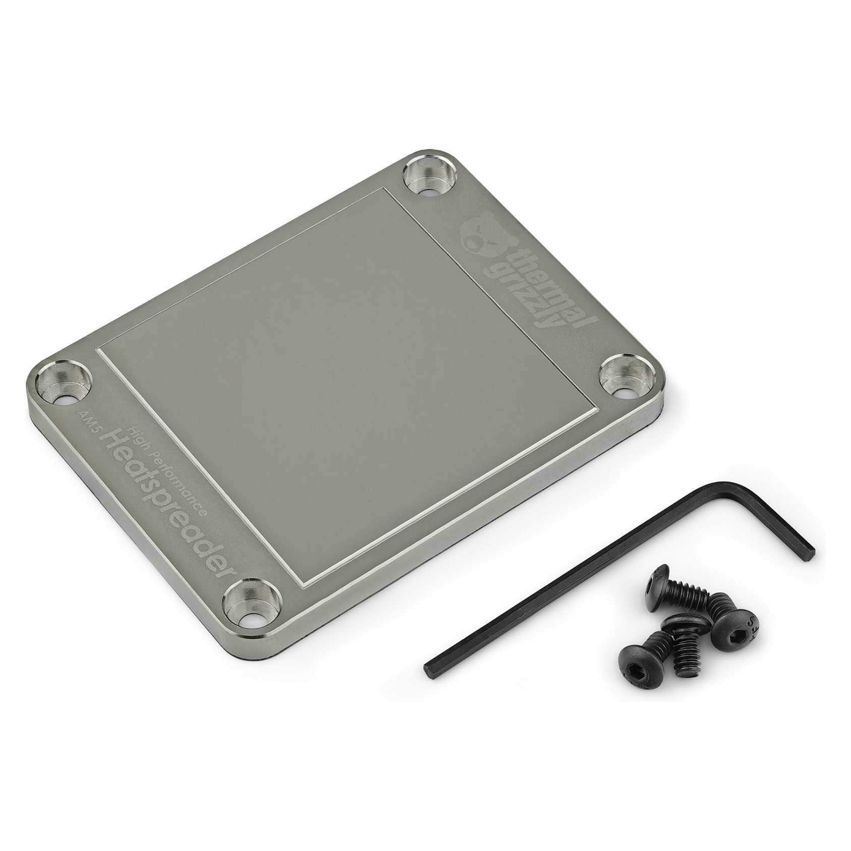 Aksesor për Ftohës Thermal Grizzly AM5 High Performance Heatspreader / AM5 / Bakër i Nikelizuar / 6.0mm – Argjend - 7