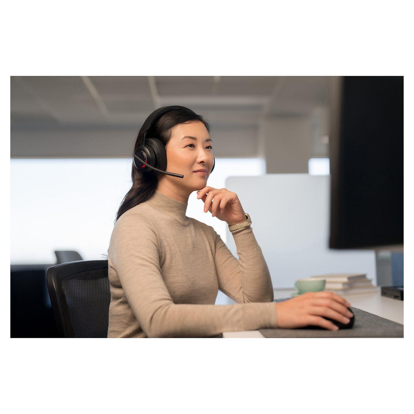 Kufje pa kabllo Kensington H3000 / Bluetooth 5.2 / Over-Ear / 40mm / Mikrofon / Noise Cancelling - Zezë - 118