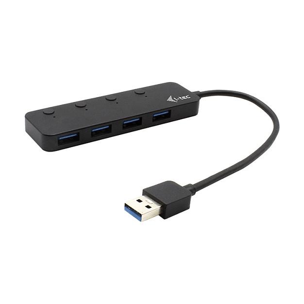 Hub USB i-tec U3CHARGEHUB4, USB-A, 4x USB-A, USB 3.2 Gen 1, 5Gbps, Karikim BC 1.2 - Zezë