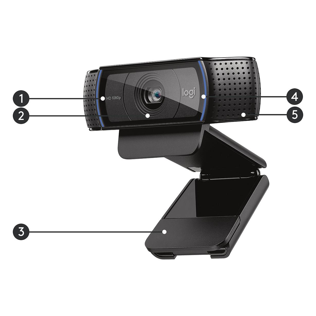 Webcam Logitech C920 HD Pro / Full HD 1080p / 78° / Autofokus / 2 Mikrofona / USB 2.0 - Zezë - 15