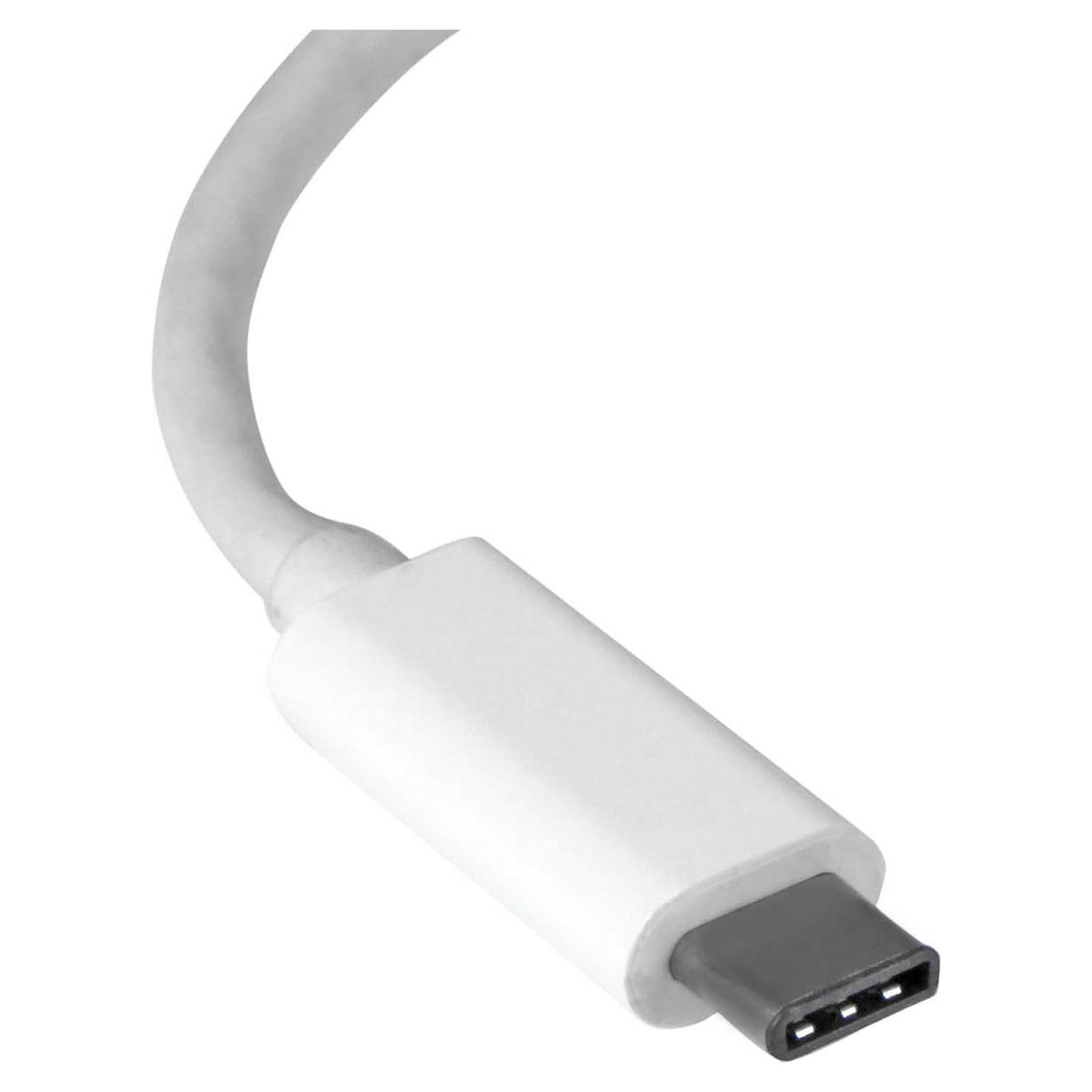 Adapter Rrjeti USB StarTech.com US1GC30W, USB-C 3.2 Gen 1, 1x Gigabit LAN RJ45, 10/100/1000Mbps, Realtek RTL8153 - Bardhë - 3