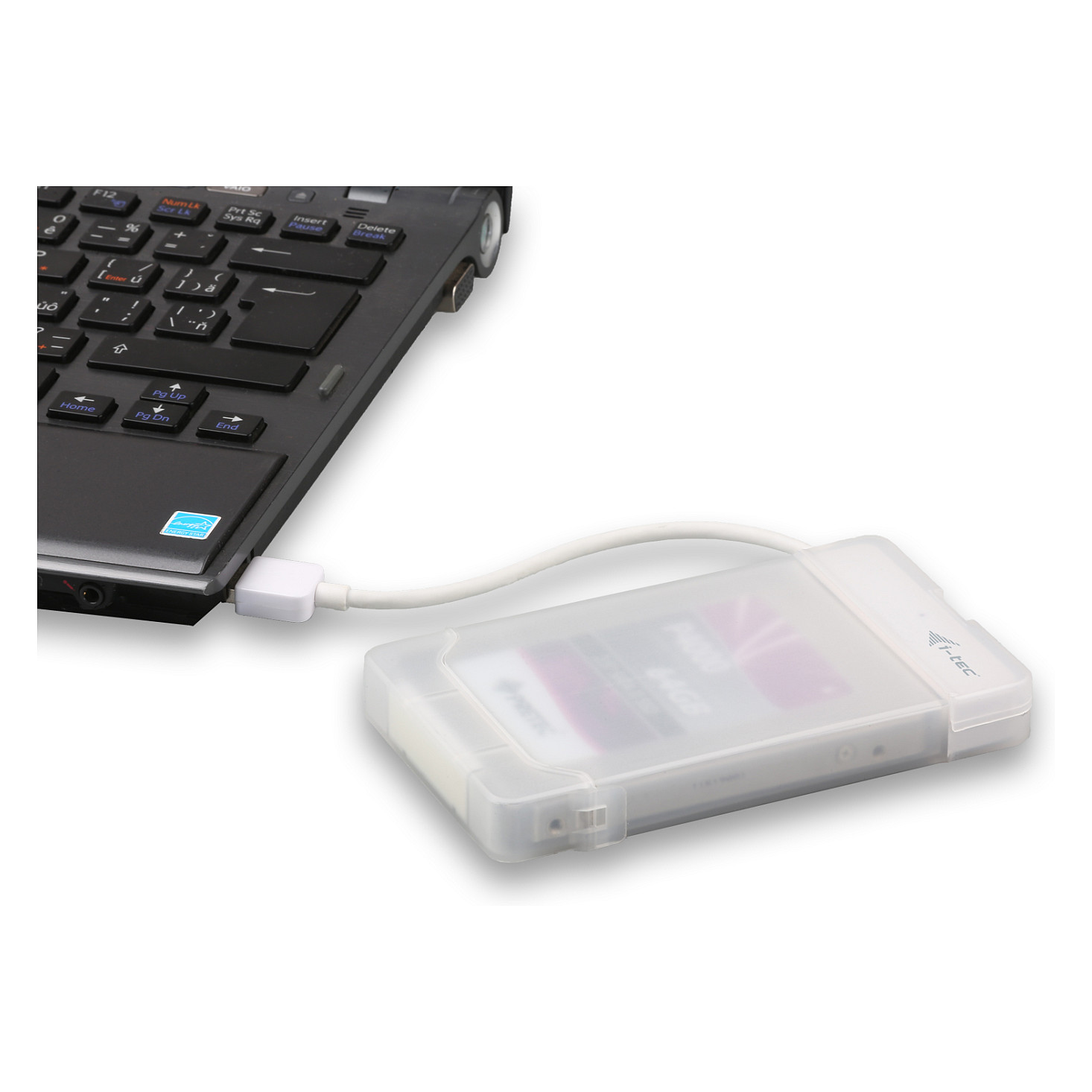Këllëf për disqe I-TEC USB External Case 2.5" - Bardhë - 5
