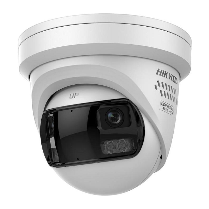 Kamerë Sigurie IP CCTV Hikvision Pro Series with ColorVu DS-2CD23127G3P-LIS2UY/SL, 12MP, 2 x 2.8mm, 180°, ColorVu, AcuSense, Smart Hybrid Light, WDR 130 dB, PoE - Bardhë - 1