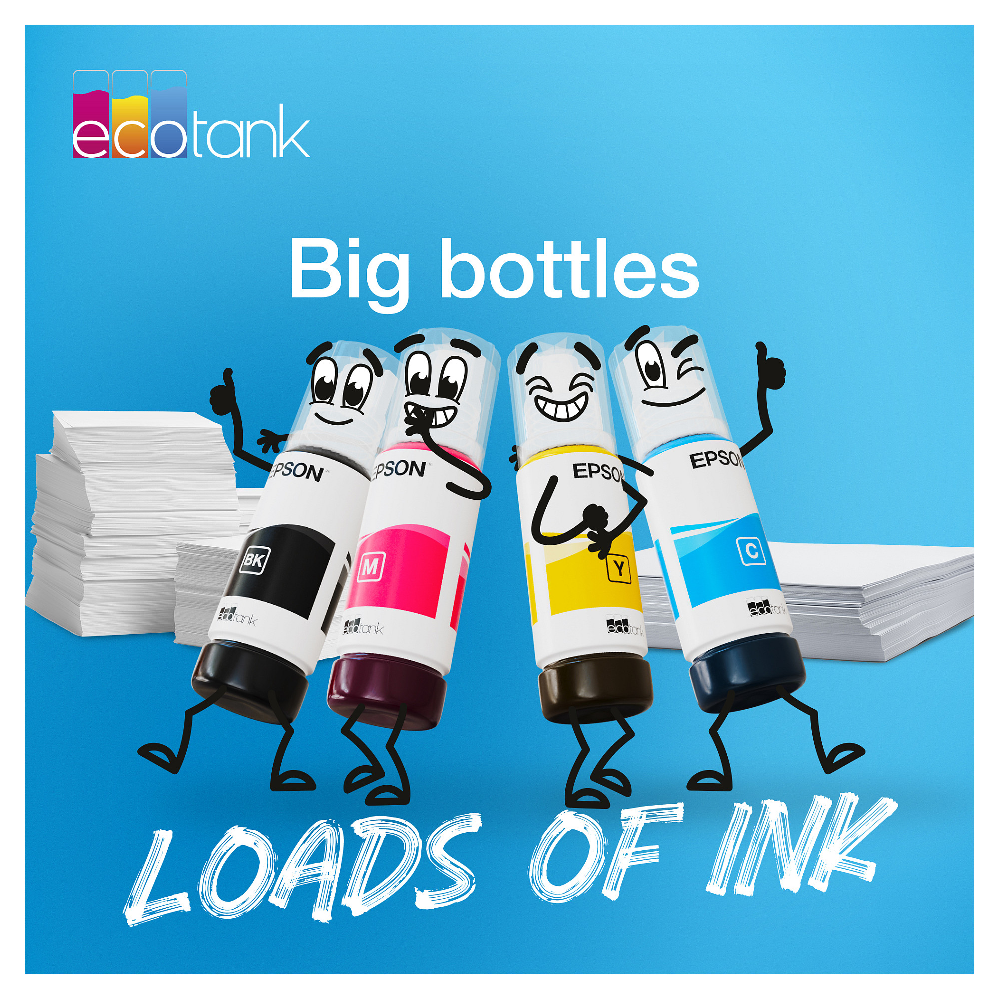 INK Epson 104 EcoTank / C13T00P240 deri në 7.500 faqe - Blu - 4