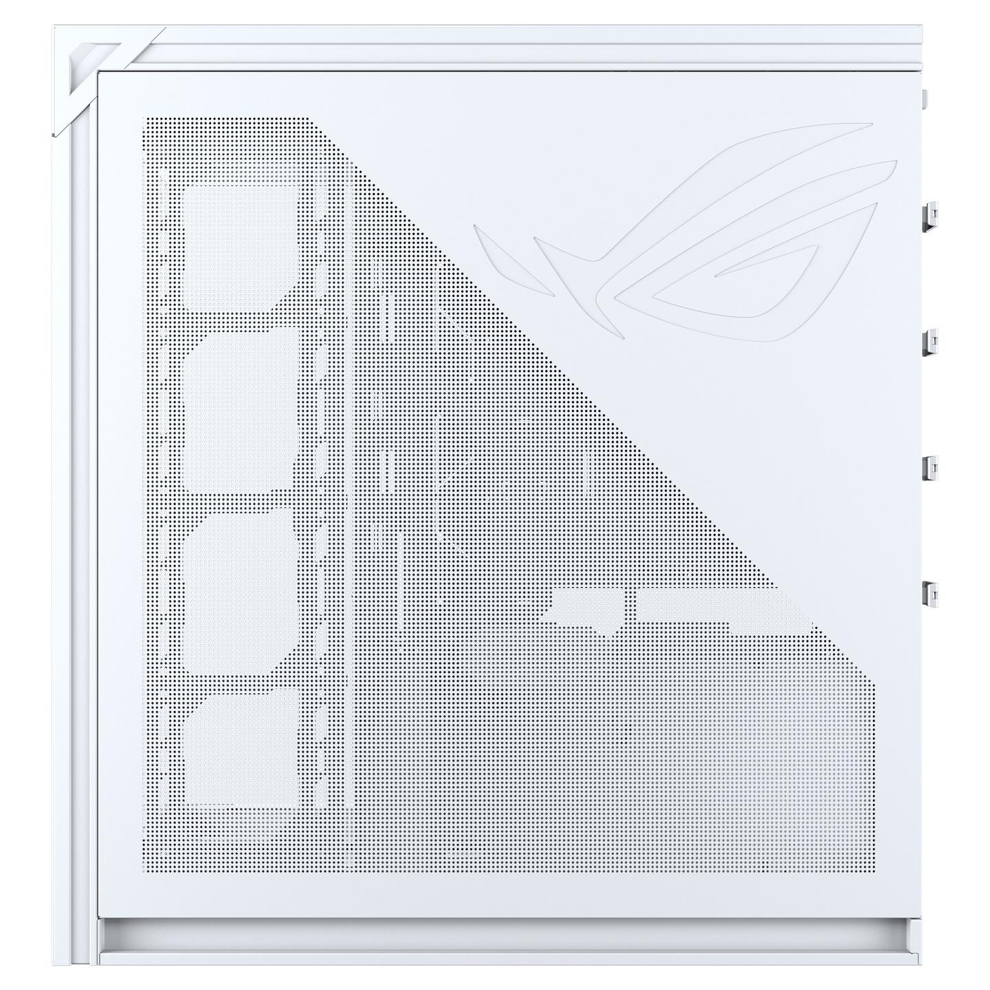 Kasë ASUS ROG CRONOX GR801, Curved Tempered Glass, ARGB - Bardhë - 12