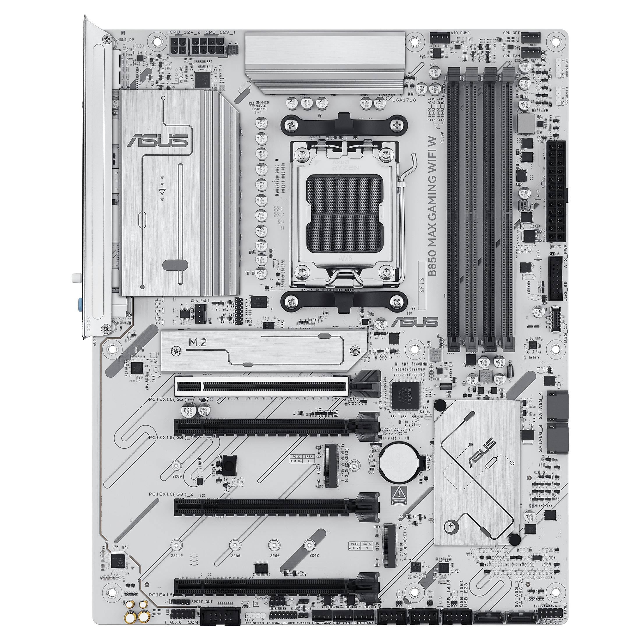 Pllakë Amë MB ASUS B850 MAX GAMING WIFI W - 2