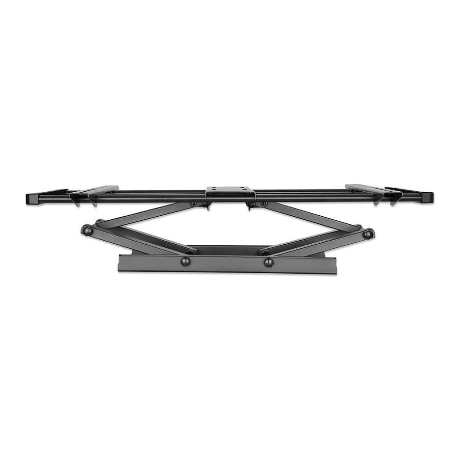 Mbajtëse Muri për TV Manhattan 461221 / 60"-100" / 80kg / Full Motion / Tilt -15° deri +5° / Swivel ±45° - Zezë - 8