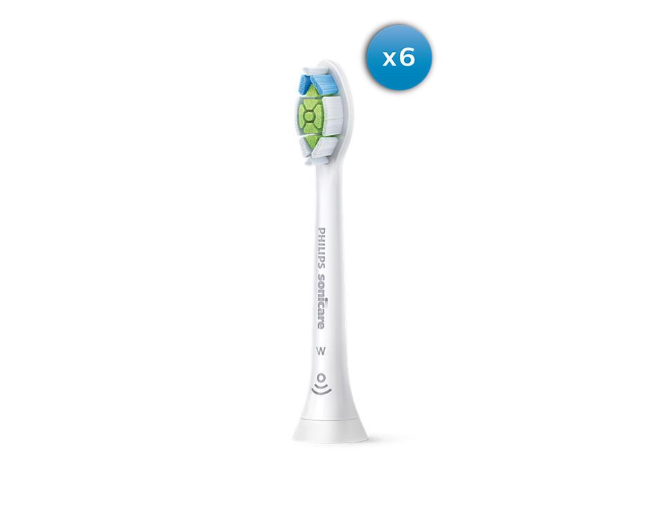 Koka zëvendësuese për furçë elektrike Philips Sonicare W2 Optimal White / 6 copë - Bardhë - 2