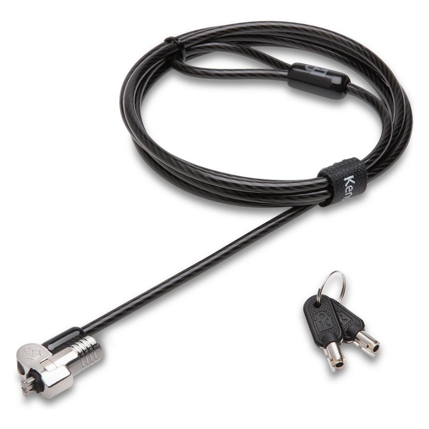 Bravë Sigurie për Laptop Kensington NanoSaver K64444WW, Kabllo 1.8m, Nano Security Slot, Kokë 10mm, Me Çelës - Zezë