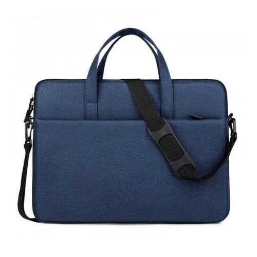 Çantë për Laptop B008 / B53-17 / 15.6 Inch / Polyester / Double Handle / With cushion protect / Lightweight / E kaltër - 1