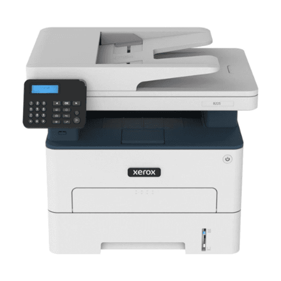 Printer Multifunksional Xerox B225, Laser Monokrom, A4, 34 ppm, 3 në 1, Auto-Duplex, ADF 50-fletësh, Wi-Fi, USB 2.0, Ethernet - Zezë