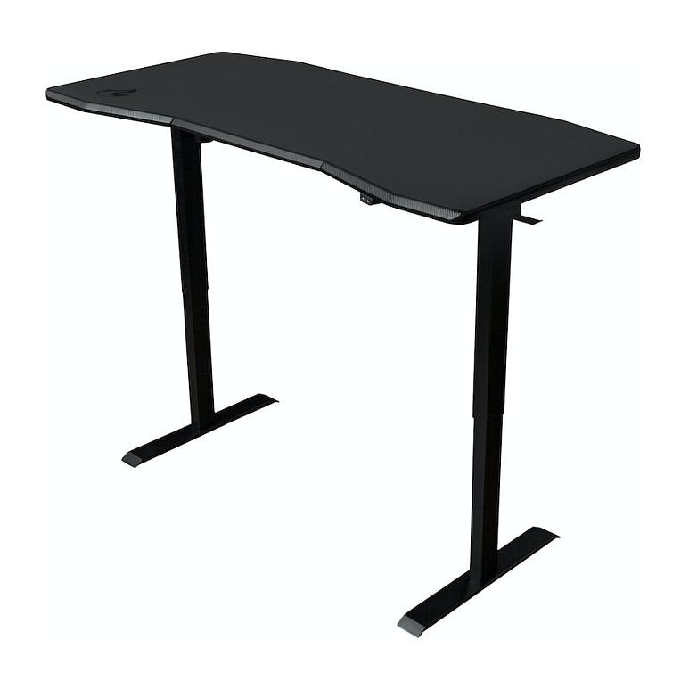 Karrige Nitro Concepts Gaming Tisch D16E Carbon Zezë 1600x800 - elektrisch höhenverstellbar