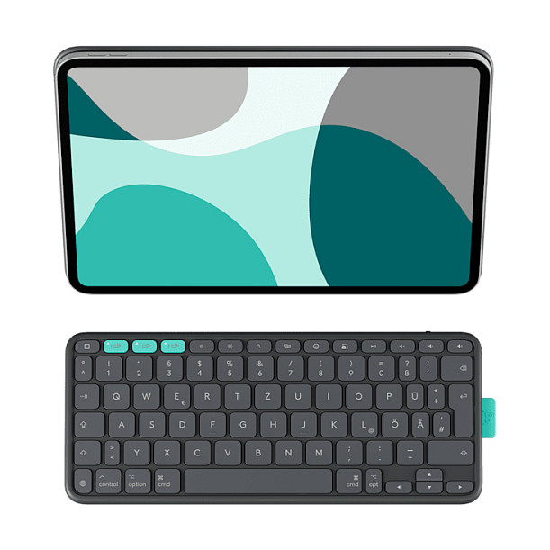 Aksesorë për tablet / Logitech Flip Folio / German layout / Graphite - 5