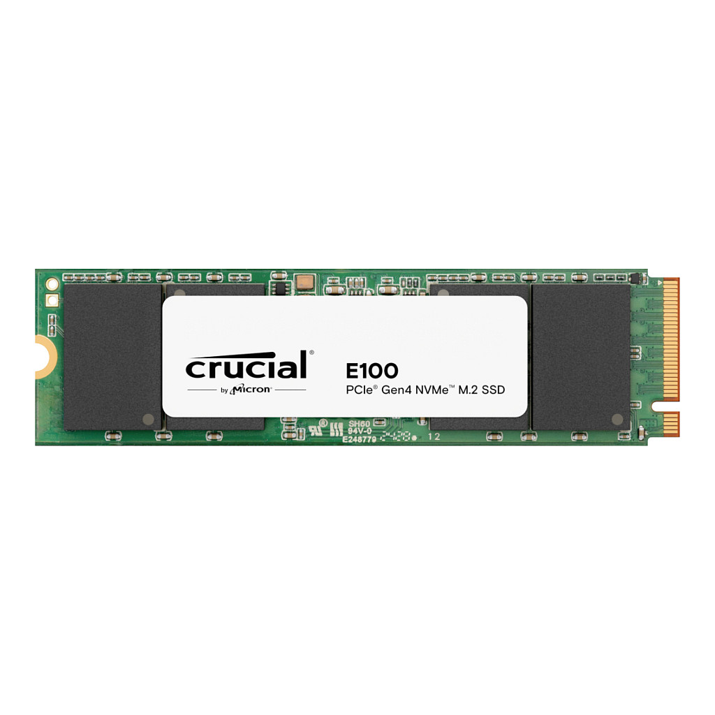 SSD të Brendshme M.2 2TB Crucial E100 Gen4 2280 NVMe PCIe M.2 - 1