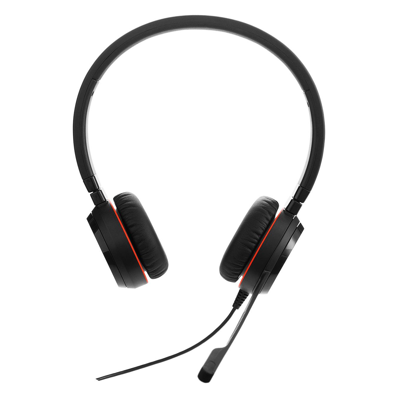 Kufje me kabllo Jabra Evolve 20SE MS Stereo / USB-A / Stereo / Microsoft Teams / Mikrofon me reduktim të zhurmës - Zezë - 1