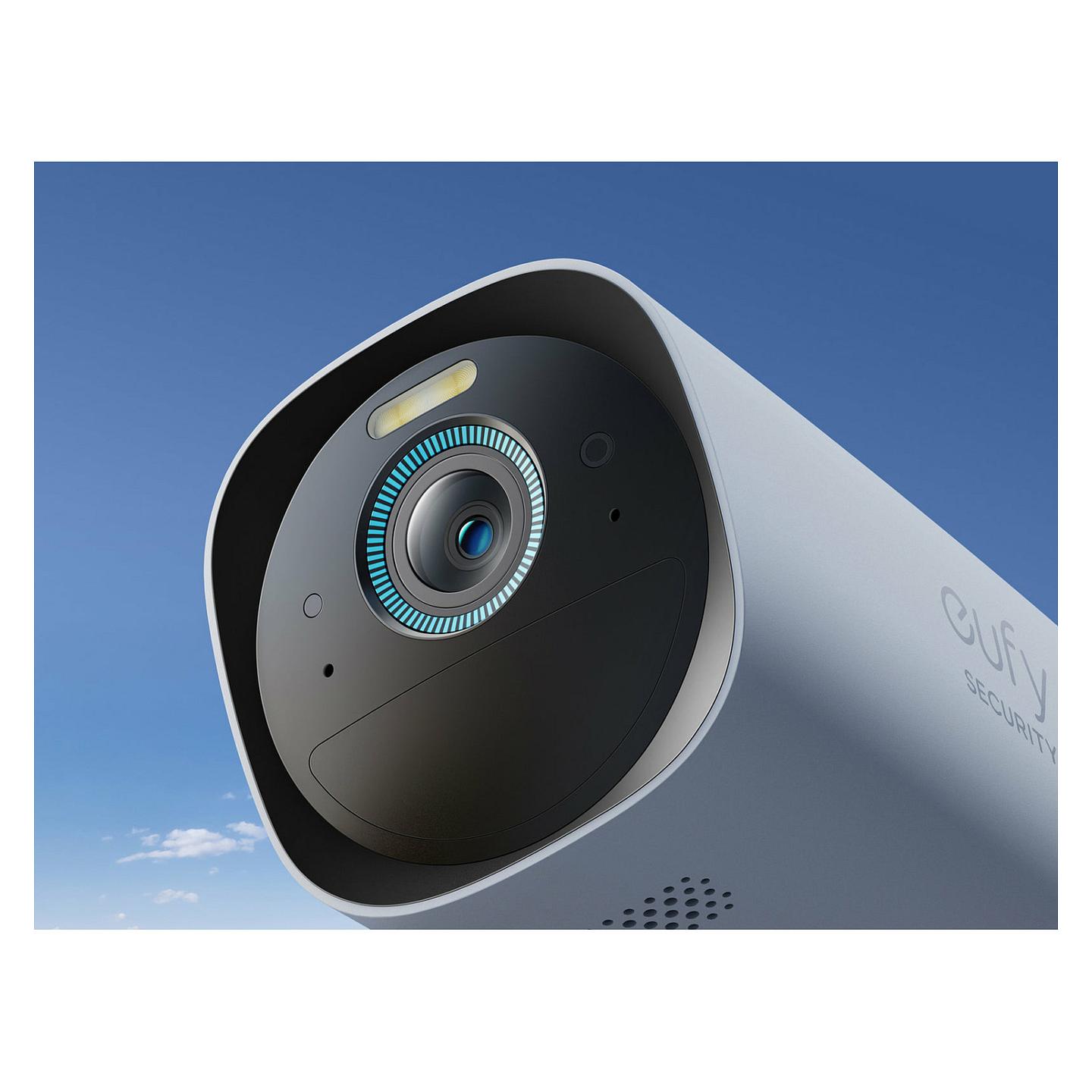 Kamerë Sigurie IP CCTV Anker Eufy eufyCam S330 (eufyCam 3) 3-Cam Kit, 4K, 135°, Wi-Fi 2.4 GHz, IR, Solar, IP67 - Zezë/Bardhë - 3